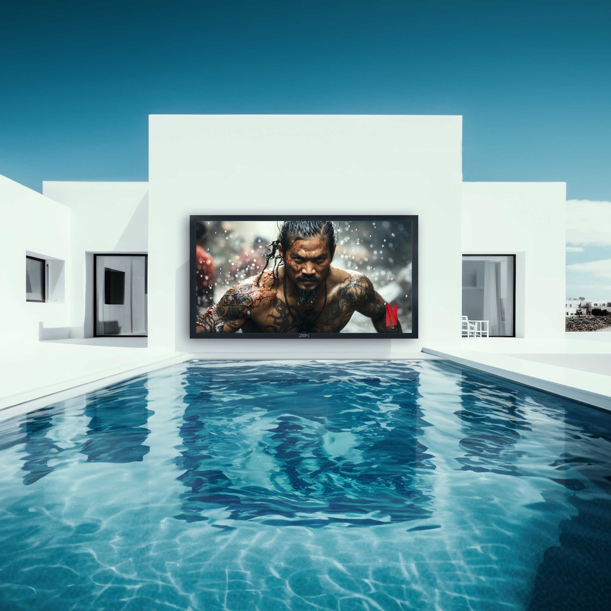 Zion O2.5 MK II 147” | Tv gran formato MicroLED para exterior