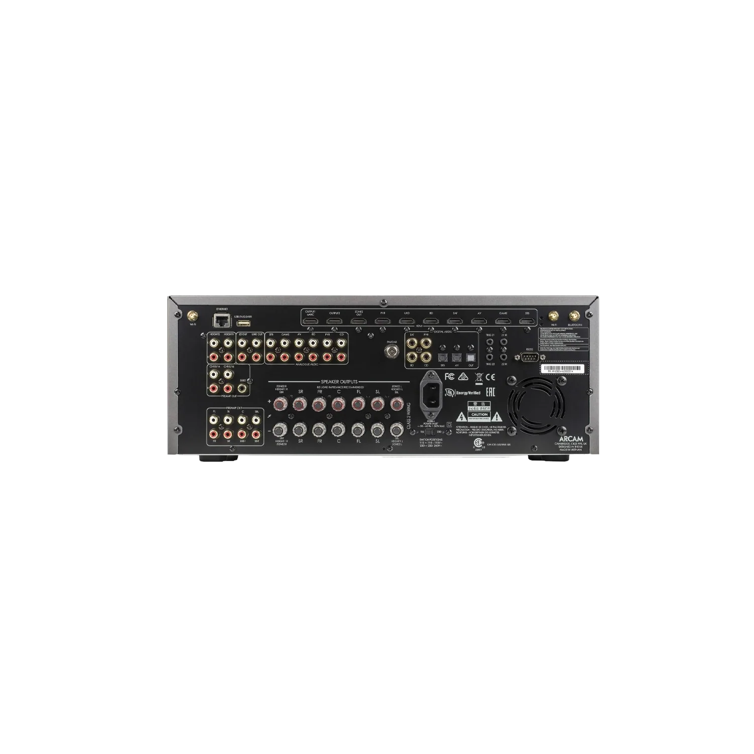 Arcam AVR11  rear