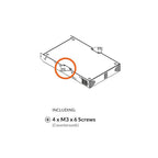 Blaze Wall Mounting Half Rack Kit