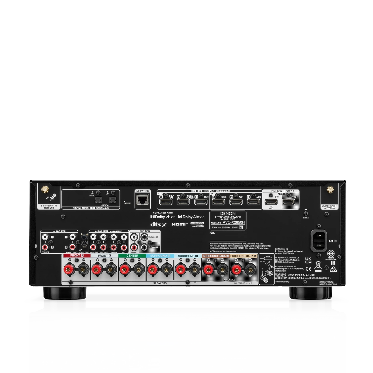 denon-AVC-X2850H-rear