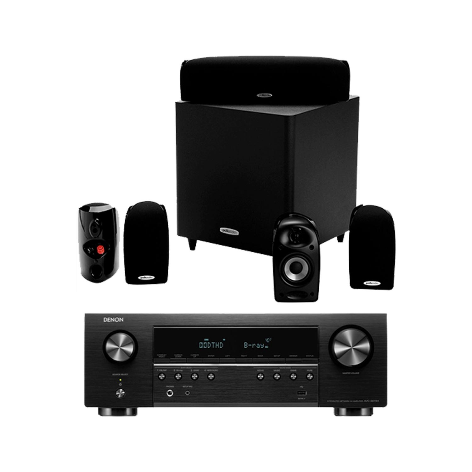 denon-avc-670H-polk-tl1600