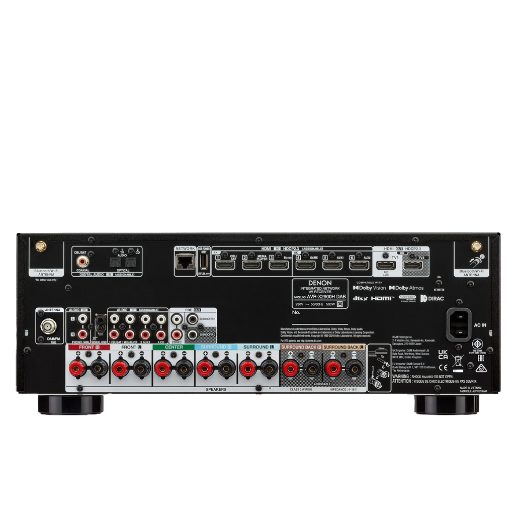 denon-avr-x2900h-rear