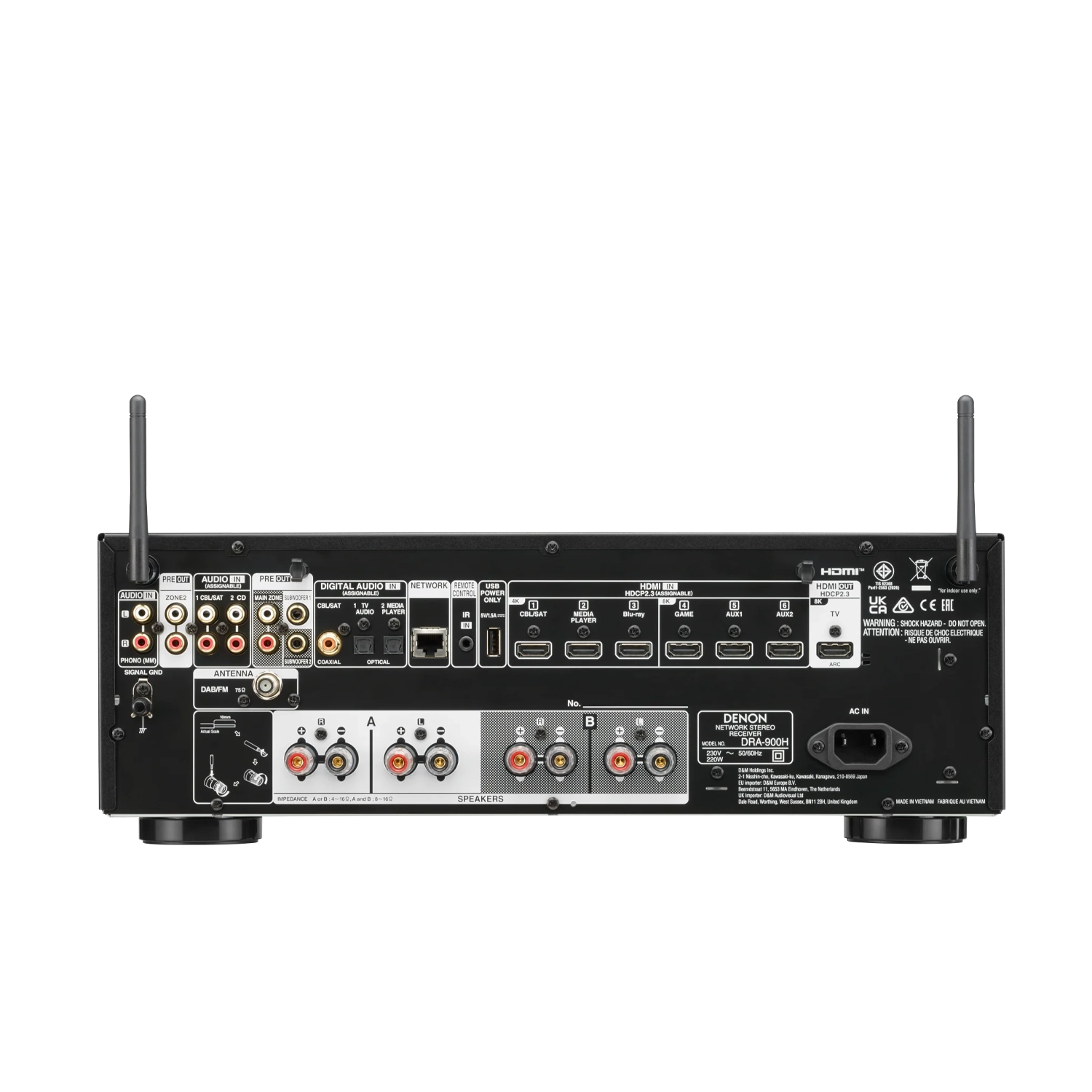 denon-dra-900h-rear
