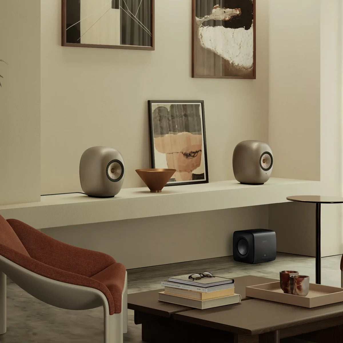 Kef LS LUXE | Altavoz inalámbrico premium de estantería