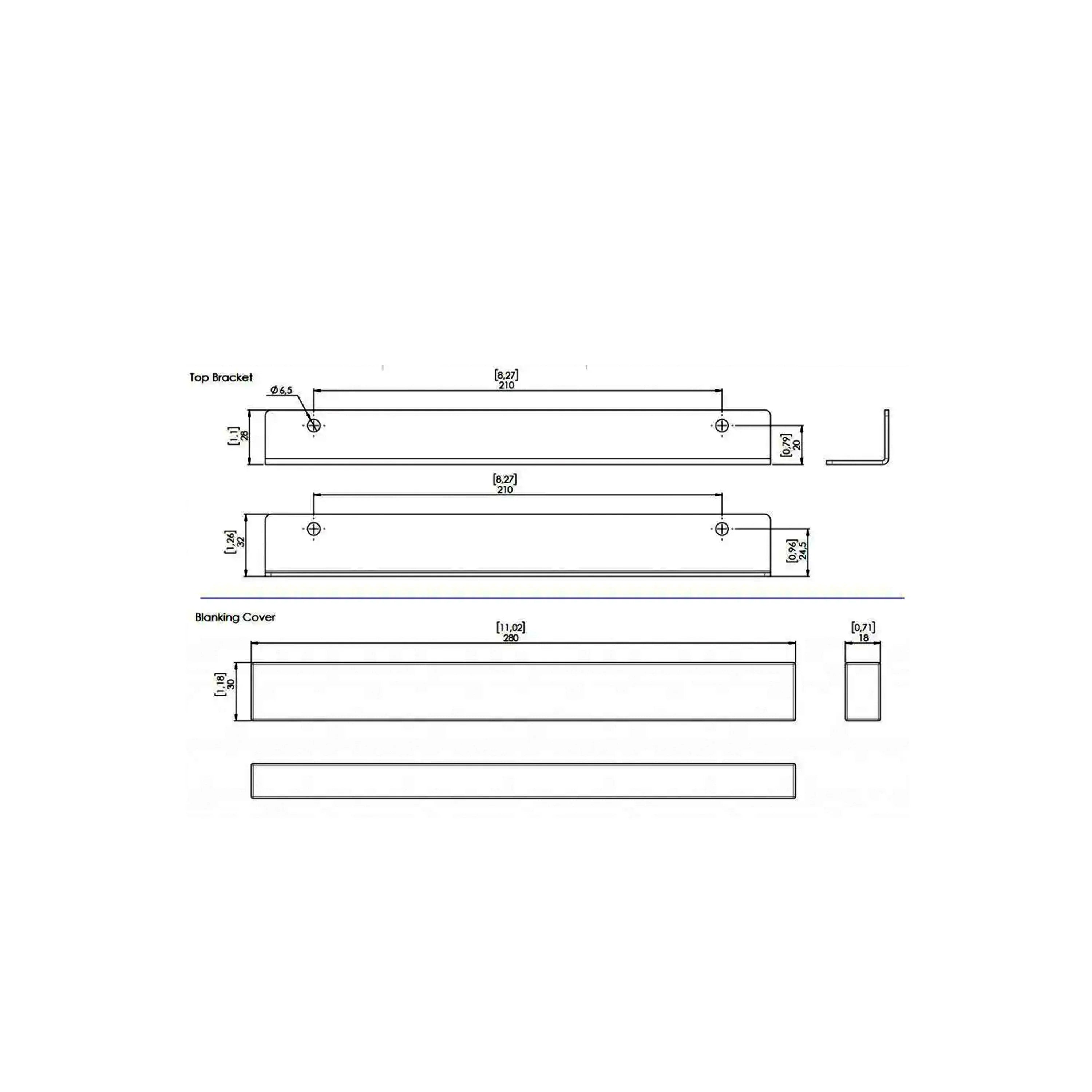 Lyngdorf Mounting Kit LS-1000 Left | Kit de montaje para LS-1000 Left