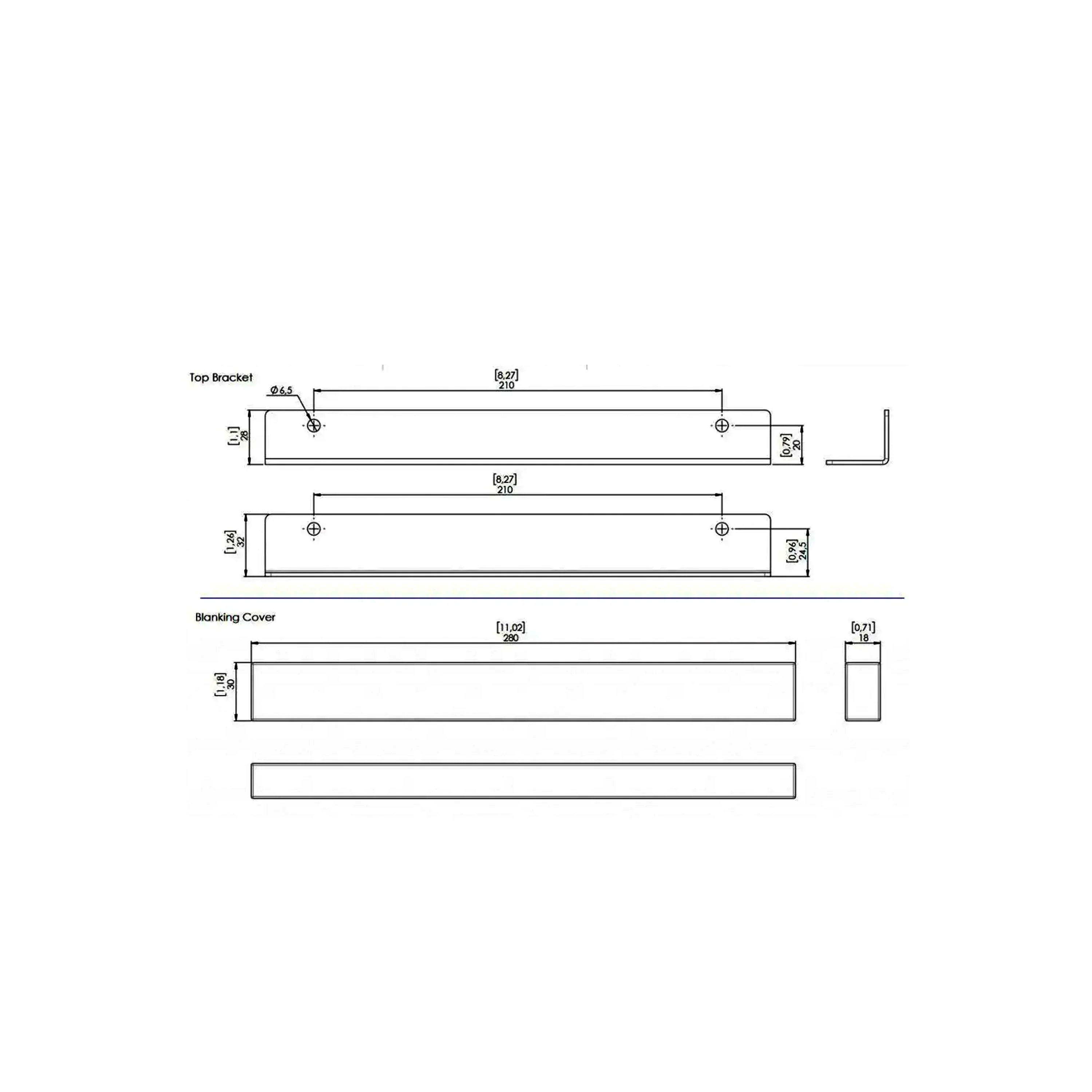 Lyngdorf Mounting Kit LS-1000 Right + Center | Kit de montaje para LS-1000 Right + Center