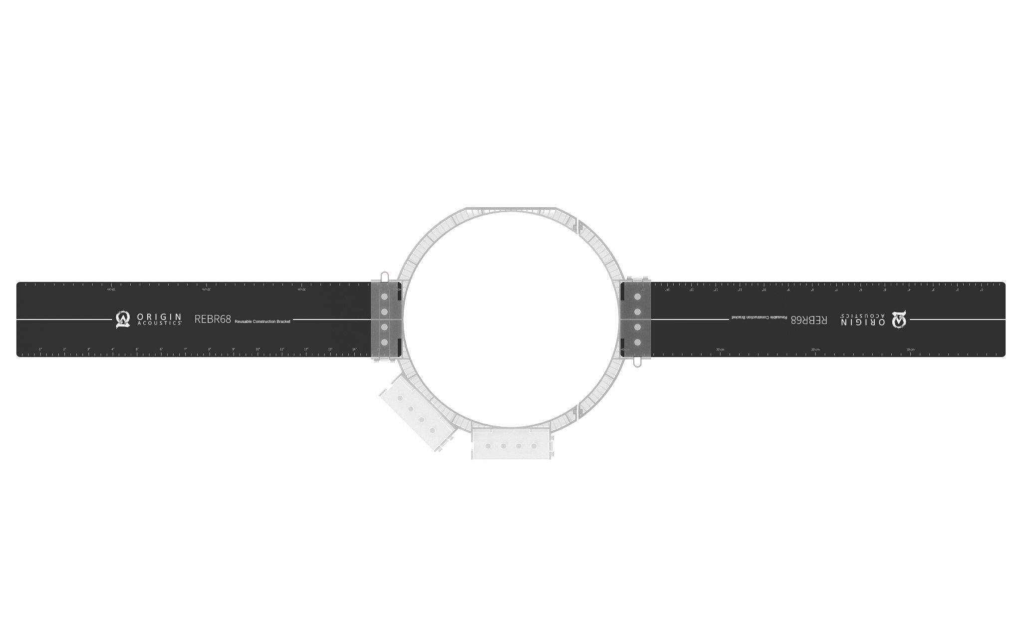 Crestron SPKA-NCTP-IC6/IC8 | Kit de instalación para altavoz empotrable | pack 10 uds