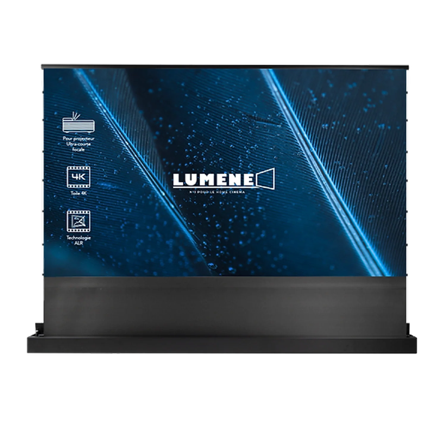 Lumene Eden Extrabright UST | Pantalla de suelo motorizada para proyector ultracorto