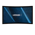 Lumene Movie Palace UHD-4K Curve Acoustic | Pantalla fija curva para proyector con transparencia acústica
